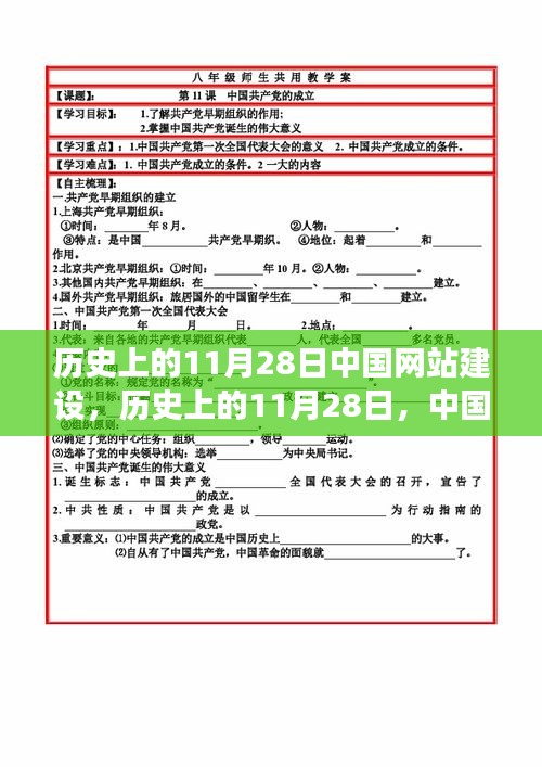 历史上的11月28日，中国网站建设的创新与变革之路，点燃自信与成就感之火。