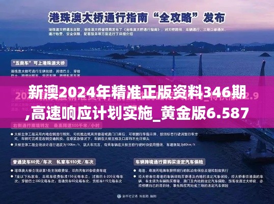 新澳2024年精准正版资料346期,高速响应计划实施_黄金版6.587