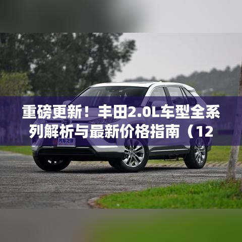 丰田2.0L车型全系列解析与最新价格指南（深度重磅更新版）