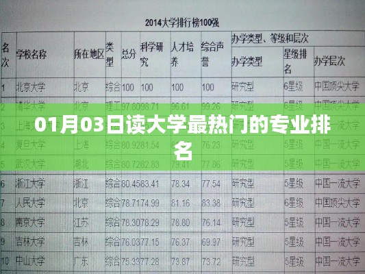 最新热门大学专业排名榜单（专业解读及趋势分析）