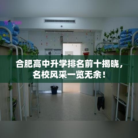 合肥高中升学排名前十揭晓，名校风采一览无余！