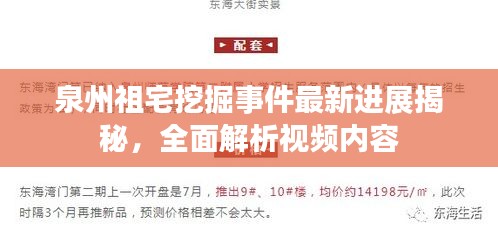 泉州祖宅挖掘事件最新进展揭秘，全面解析视频内容