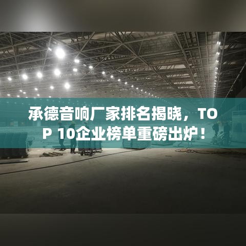 承德音响厂家排名揭晓，TOP 10企业榜单重磅出炉！