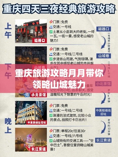 重庆旅游攻略月月带你领略山城魅力