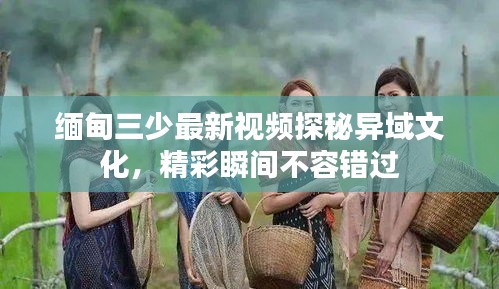 缅甸三少最新视频探秘异域文化，精彩瞬间不容错过