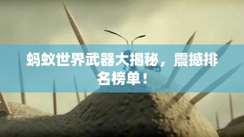 蚂蚁世界武器大揭秘，震撼排名榜单！