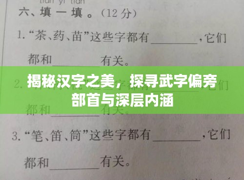 揭秘汉字之美，探寻武字偏旁部首与深层内涵