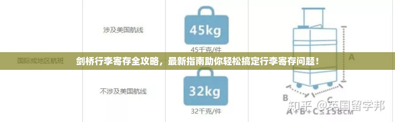 剑桥行李寄存全攻略,最新指南助你轻松搞定行李寄存问题!