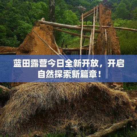 蓝田露营今日全新开放，开启自然探索新篇章！