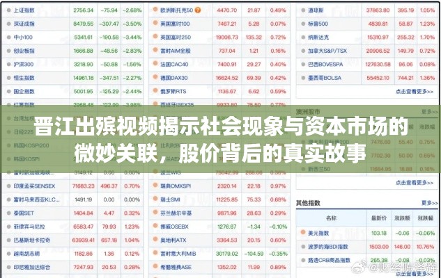 晋江出殡视频揭示社会现象与资本市场的微妙关联，股价背后的真实故事