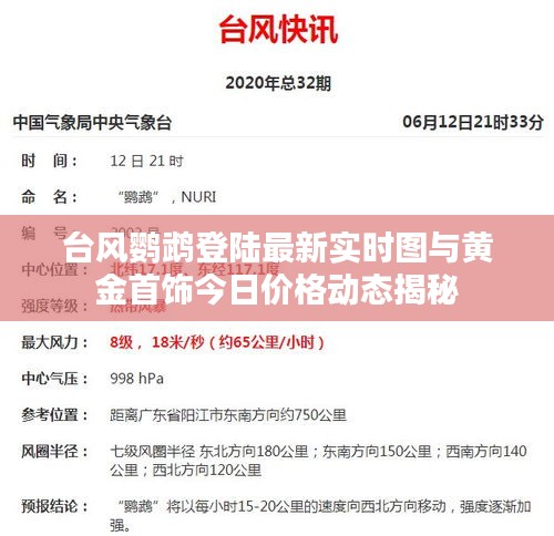 台风鹦鹉登陆最新实时图与黄金首饰今日价格动态揭秘