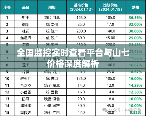 全国监控实时查看平台与山七价格深度解析