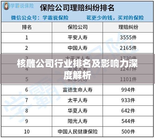 核雕公司行业排名及影响力深度解析