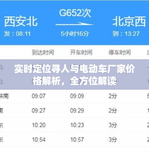 实时定位寻人与电动车厂家价格解析,全方位解读