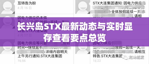 长兴岛STX最新动态与实时显存查看要点总览