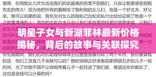 明星子女与新湖菲林最新价格揭秘，背后的故事与关联探究