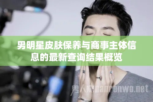 男明星皮肤保养与商事主体信息的最新查询结果概览