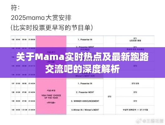关于Mama实时热点及最新跑路交流吧的深度解析