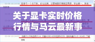 关于显卡实时价格行情与马云最新事情的深度解析