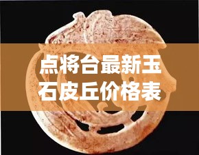 点将台最新玉石皮丘价格表揭晓,市场反响热烈,未来展望引人瞩目实时更新信息