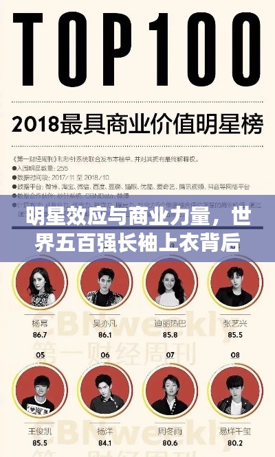 明星效应与商业力量，世界五百强长袖上衣背后的逻辑揭秘