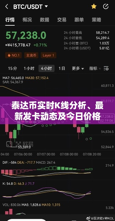 泰达币实时K线分析、最新发卡动态及今日价格走势
